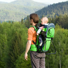 backpack-style baby carrier