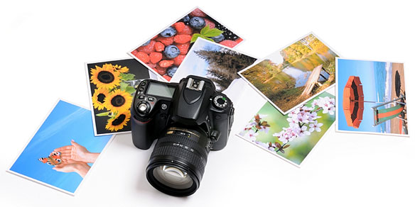 digital camera and photos