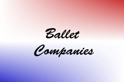 Ballet Companies Image