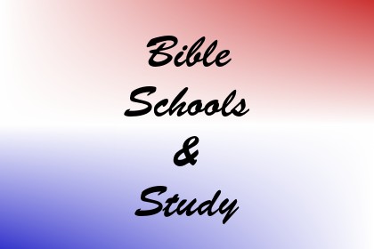 Bible Schools & Study Image