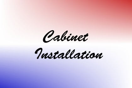Cabinet Installation Image