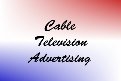 Cable Television Advertising Image
