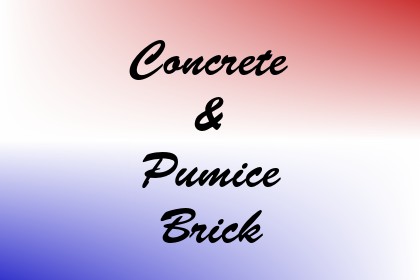 Concrete & Pumice Brick Image