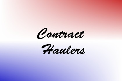 Contract Haulers Image