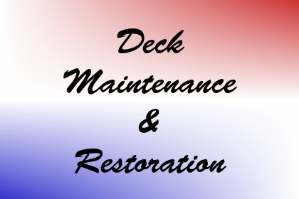 Deck Maintenance & Restoration Image