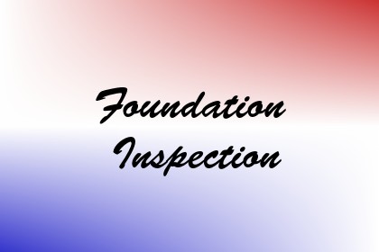 Foundation Inspection Image