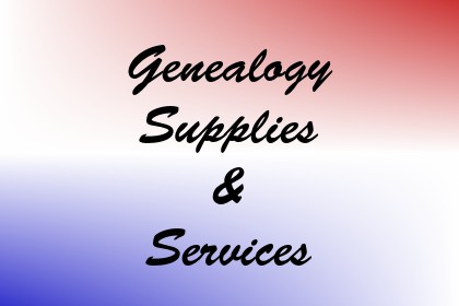 Genealogy Supplies & Services Image