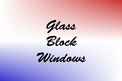 Glass Block Windows Image