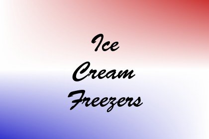 Ice Cream Freezers Image