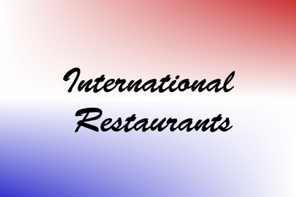 International Restaurants Image