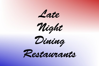 Late Night Dining Restaurants Image