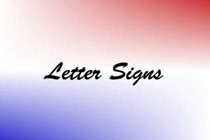 Letter Signs Image