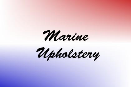 Marine Upholstery Image