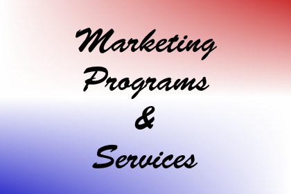 Marketing Programs & Services Image