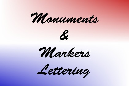 Monuments & Markers Lettering Image