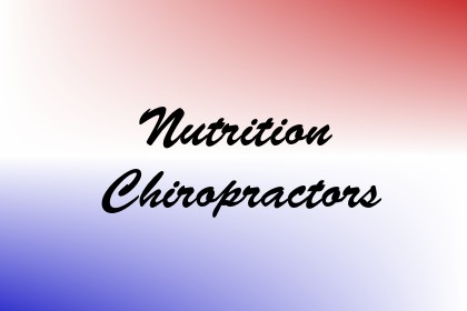 Nutrition Chiropractors Image