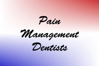 Pain Management Dentists Image