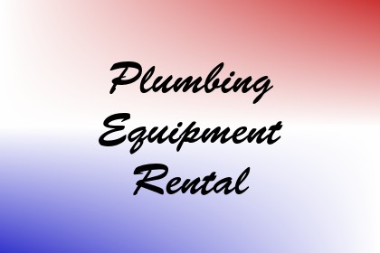 Plumbing Equipment Rental Image