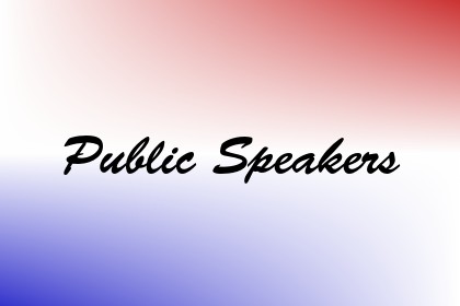 Public Speakers Image