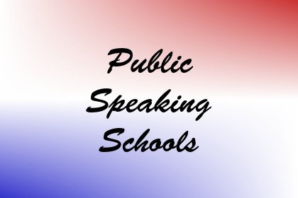 Public Speaking Schools Image