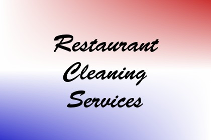 Restaurant Cleaning Services Image