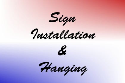Sign Installation & Hanging Image