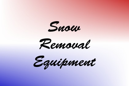 Snow Removal Equipment Image