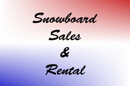 Snowboard Sales & Rental Image