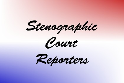 Stenographic Court Reporters Image