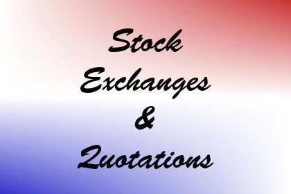 Stock Exchanges & Quotations Image