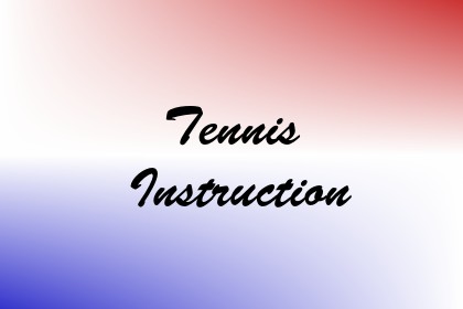Tennis Instruction Image