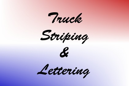 Truck Striping & Lettering Image