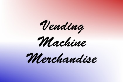 Vending Machine Merchandise Image