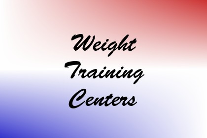 Weight Training Centers Image