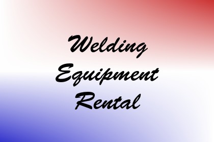 Welding Equipment Rental Image