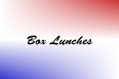 Box Lunches