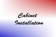 Cabinet Installation