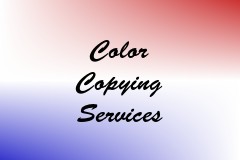 Color Copying Services