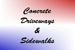 Concrete Driveways & Sidewalks