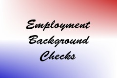 Employment Background Checks