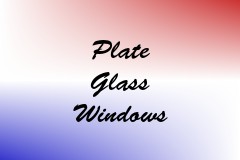 Plate Glass Windows