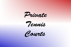 Private Tennis Courts