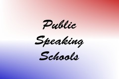 Public Speaking Schools
