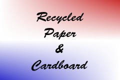 Recycled Paper & Cardboard