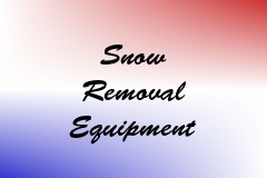 Snow Removal Equipment