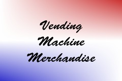 Vending Machine Merchandise