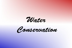 Water Conservation