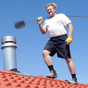 a chimney sweep