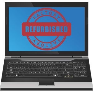a refurbished laptop computer